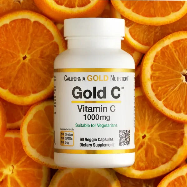California Gold Nutrition, Gold C, Vitamine C capsules végétariennes