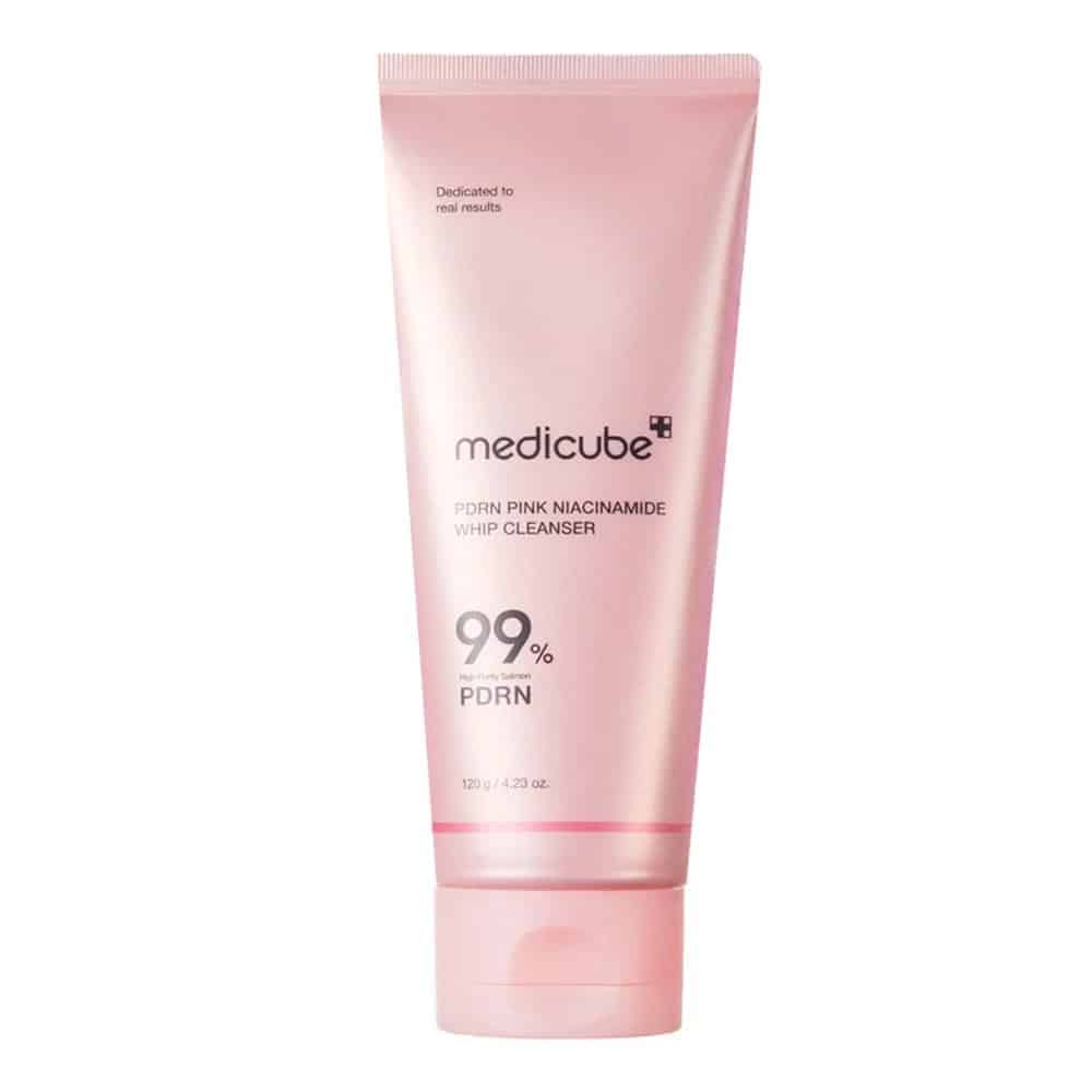 Medicube PDRN Pink Niacinamide Whip Cleanser (gel moussant) – 120 g