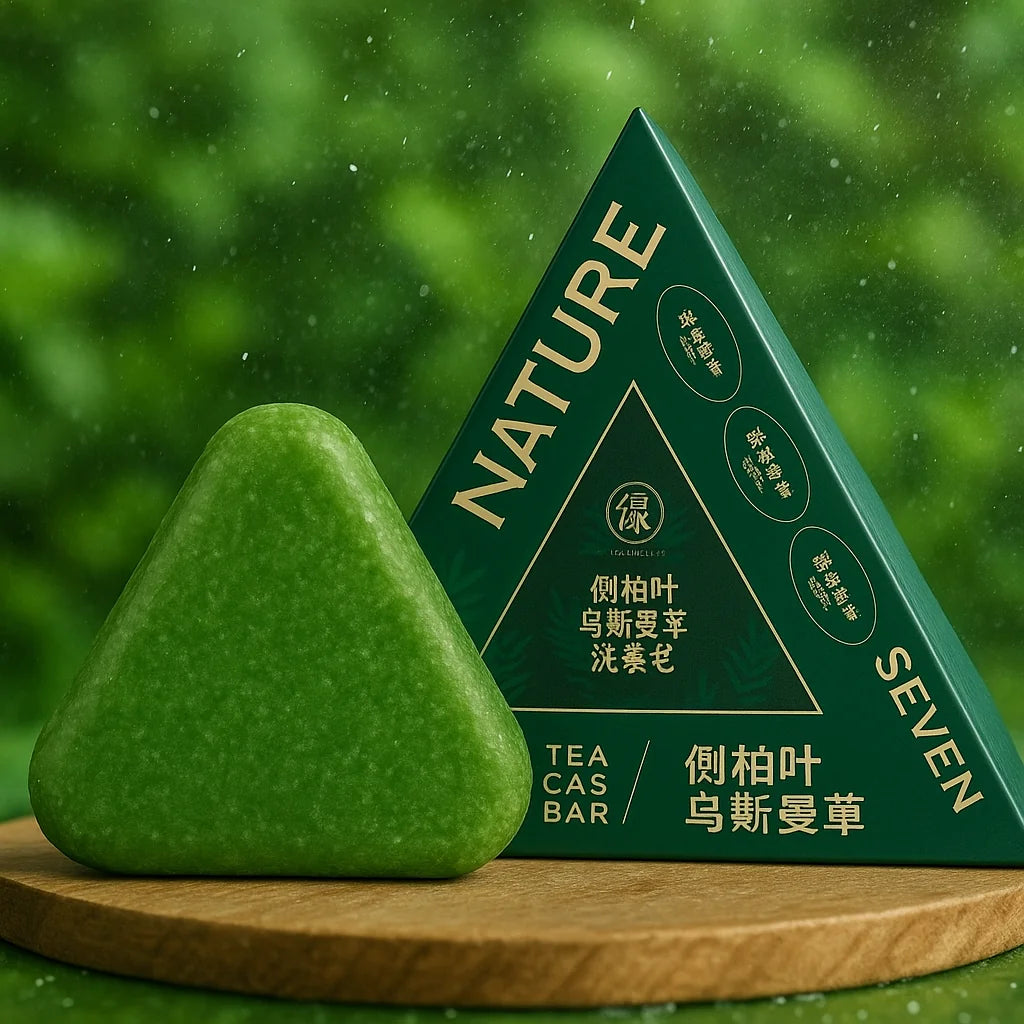 nature seven green soap shampoo