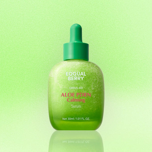 EQQUAL BERRY GREEN AID ALOE PDRN CALMING SERUM – Sérum Apaisant & Régénérant