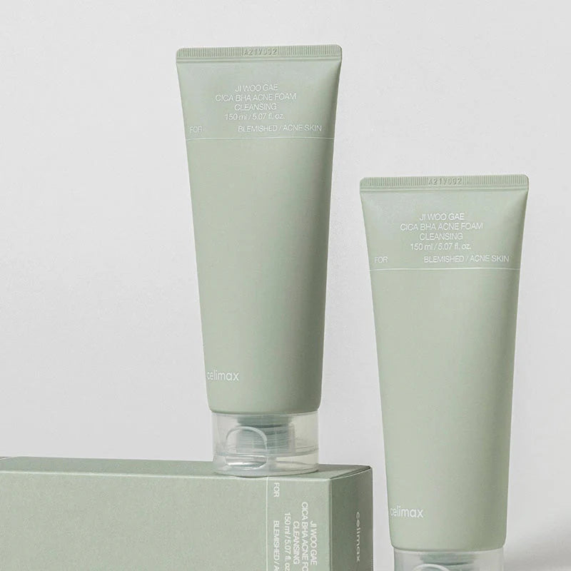 Celimax Ji Woo Gae Cica Bha Acne Foam Cleansing