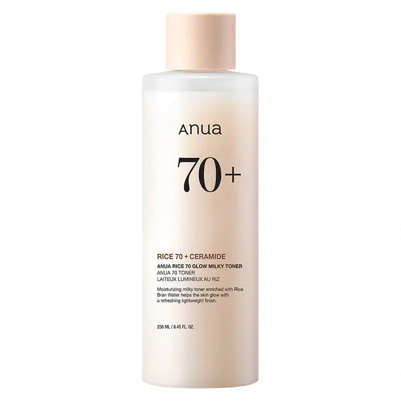 Anua Rice 70 Glow Milky Toner – Tonique Éclaircissant Laiteux Au Riz