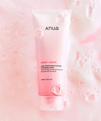 ANUA PEACH NIACIN SPREAD CLEANSING FOAM 150ML