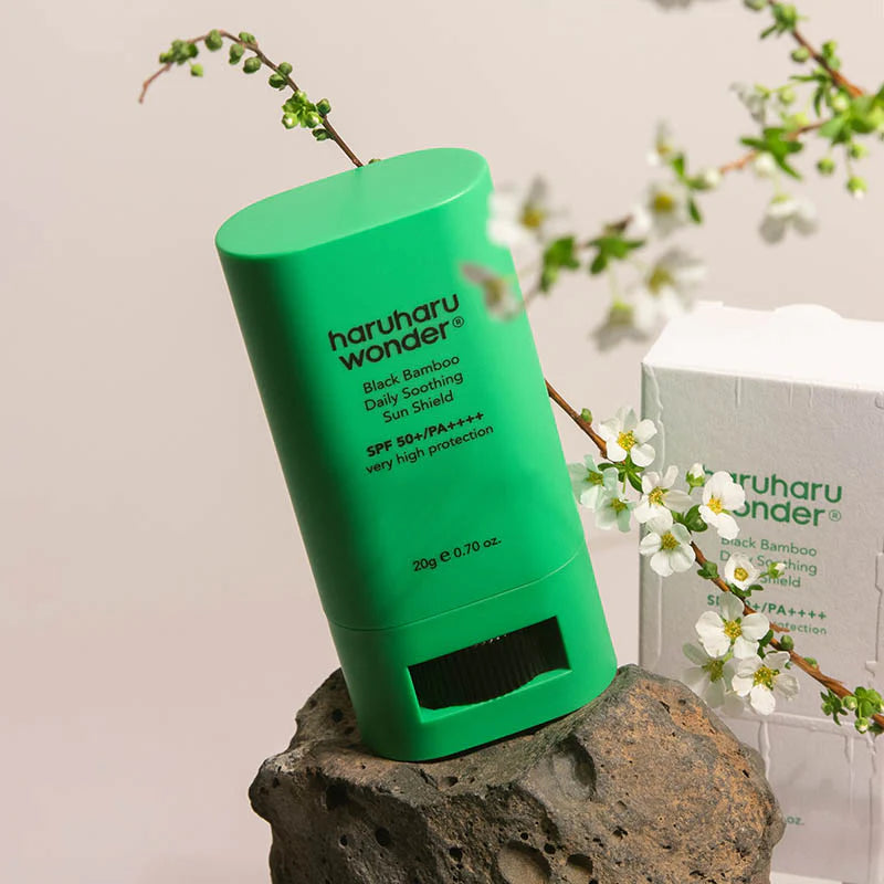 HARUHARU WONDERBLACK BAMBOO DAILY SOOTHING SUN SHIELD SPF50+ PA++++