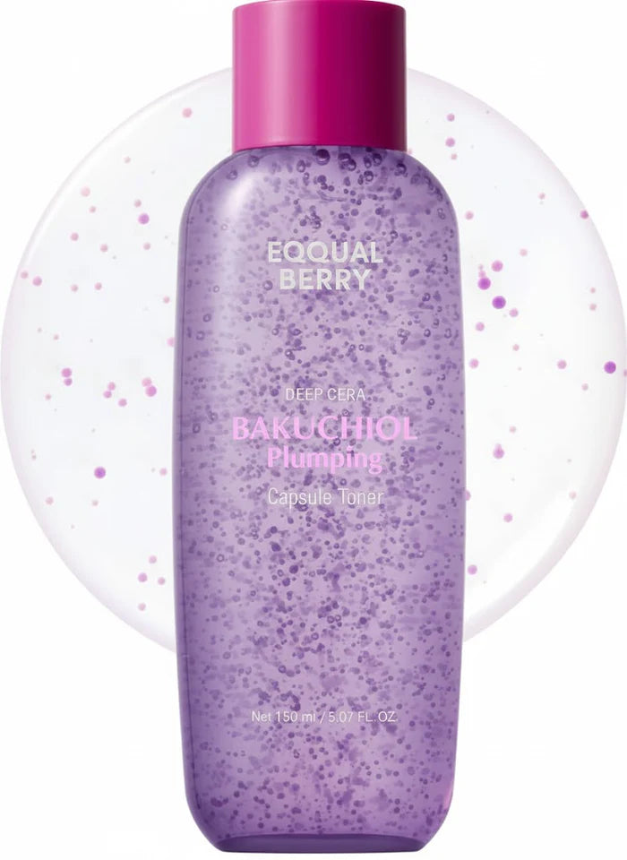 EQQUALBERRY, Bakuchiol Plumping Capsule Toner, 150ml