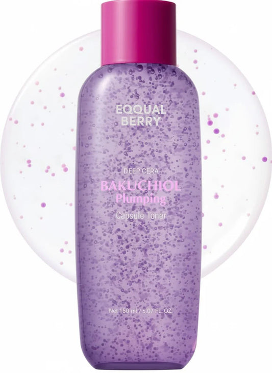 EQQUALBERRY, Bakuchiol Plumping Capsule Toner, 150ml
