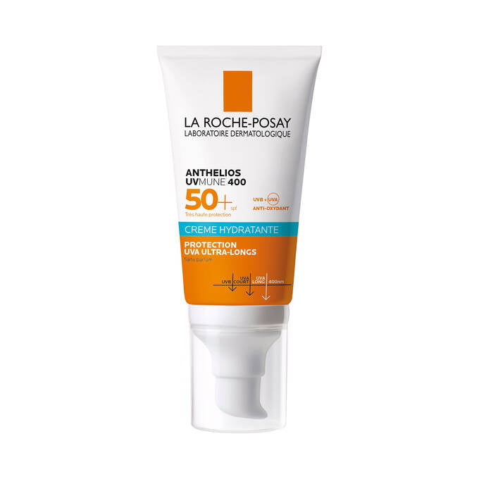 La Roche Posay Anthelios Crème Solaire Visage Hydratante spf50+ Sans-parfum 50ml