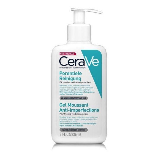 Cerave Gel Moussant Anti-Imperfections Acide Salicylique Peaux à Tendance Acnéique 236 ml