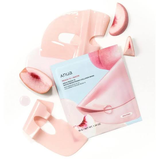 ANUA Peach 70 Niacin
Brightening Collagen
Mask