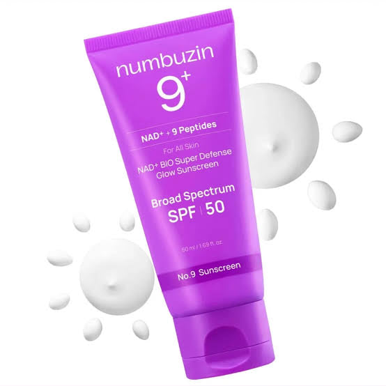 Numbuzin 9+ Nad+peptides Dewy Sun Essence Spf 50 50ml