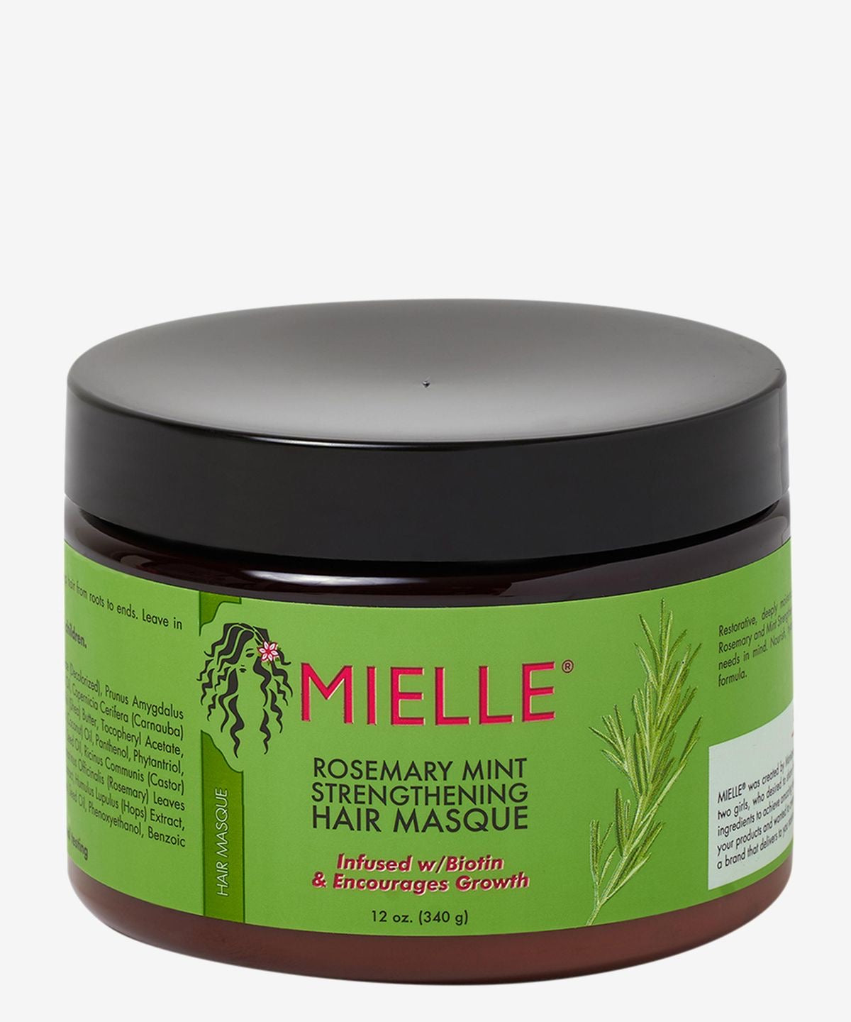 mielle masque capillaire fortifiant au romarin et a la menthe 340g