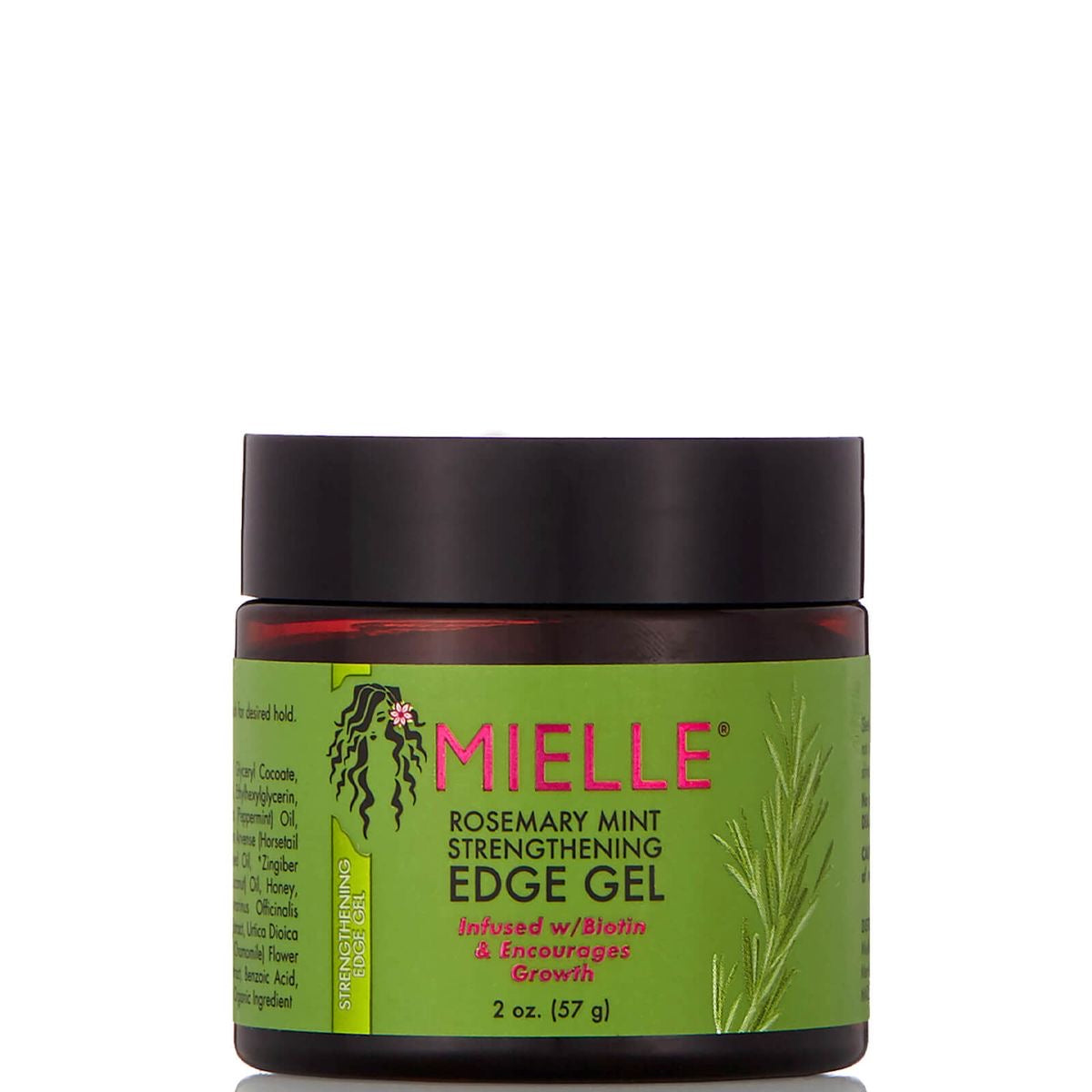 mielle gel fortifiant pour les cheuveux au romarin et a la menthe 57g